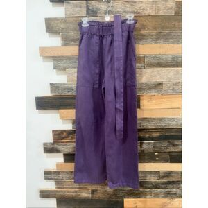 Love and Confuse JULIET Wide Leg Linen Pants sz S